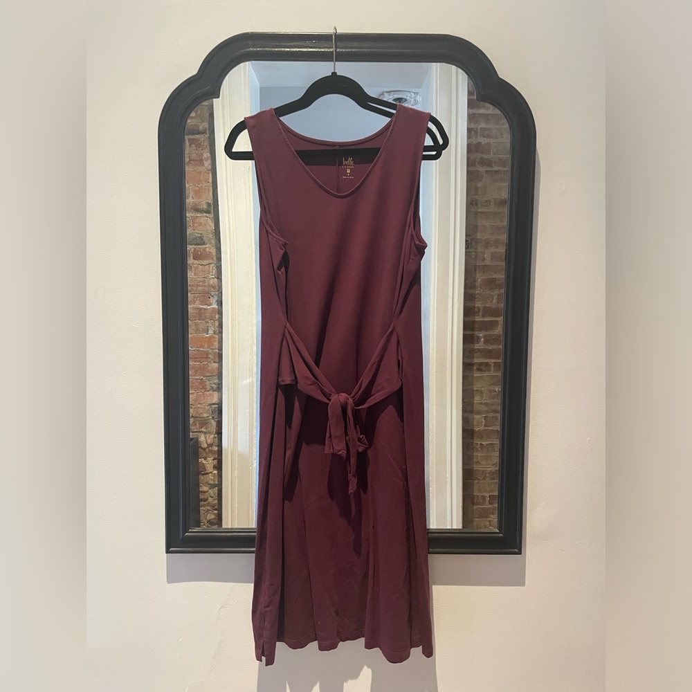 Belle by Kim Gravel Plum Knit Dress (M) - Picture 2 of 7